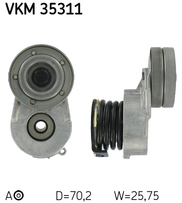 SKF Feszítőkar, hosszbordásszíj VKM35311_SKF